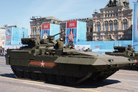 Новейшая российская БМП Т-15 прошла испытания 