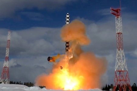 Разработчики раскрыли характеристики баллистической ракеты "Сармат" 