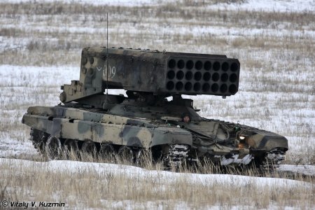 ТОС-1А «Солнцепек» тяжелая огнемётная система (Россия)