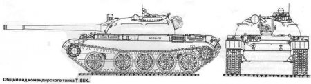 Командирский танк Т-55К (СССР)