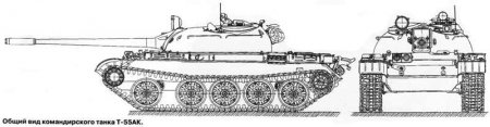 Командирский танк Т-55АК (СССР)