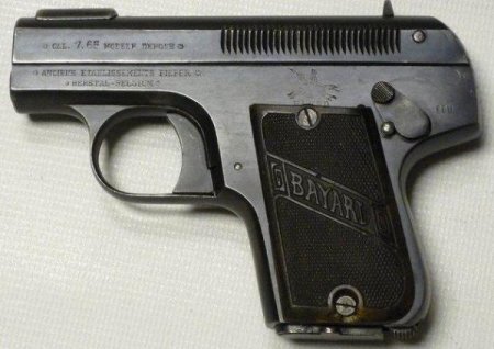 Пистолет Bayard 1908 (Бельгия)