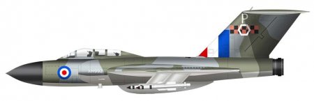 Истребитель-перехватчик Gloster Javelin (Великобритания)