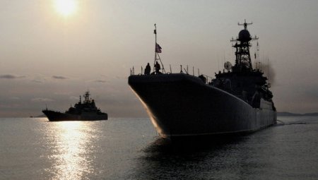 Корабли ВМФ РФ начали готовиться к учениям с прикаспийскими странами