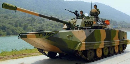 Легкий плавающий танк Type 63A (Китай)
