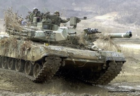 Основной боевой танк K1 ROKIT (Южная Корея)