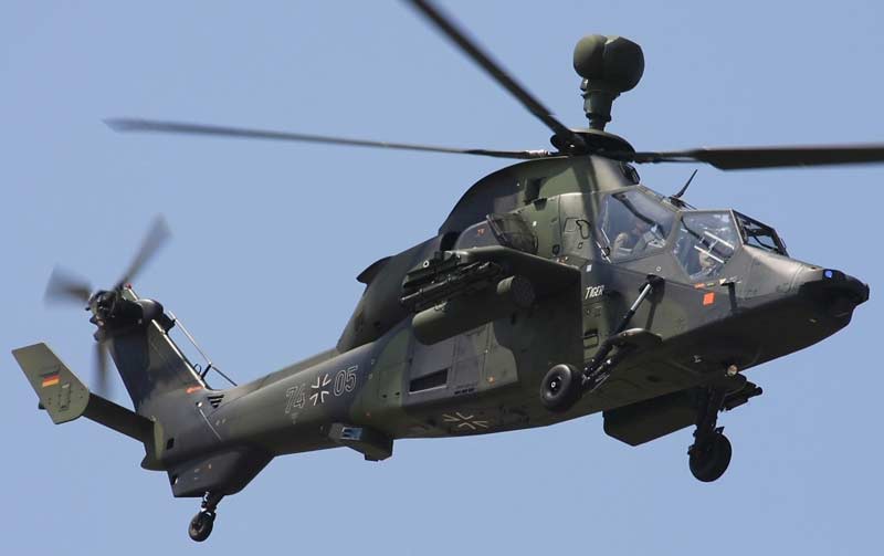 Ударный вертолёт EC665 Eurocopter Tiger (Франция-Германия)