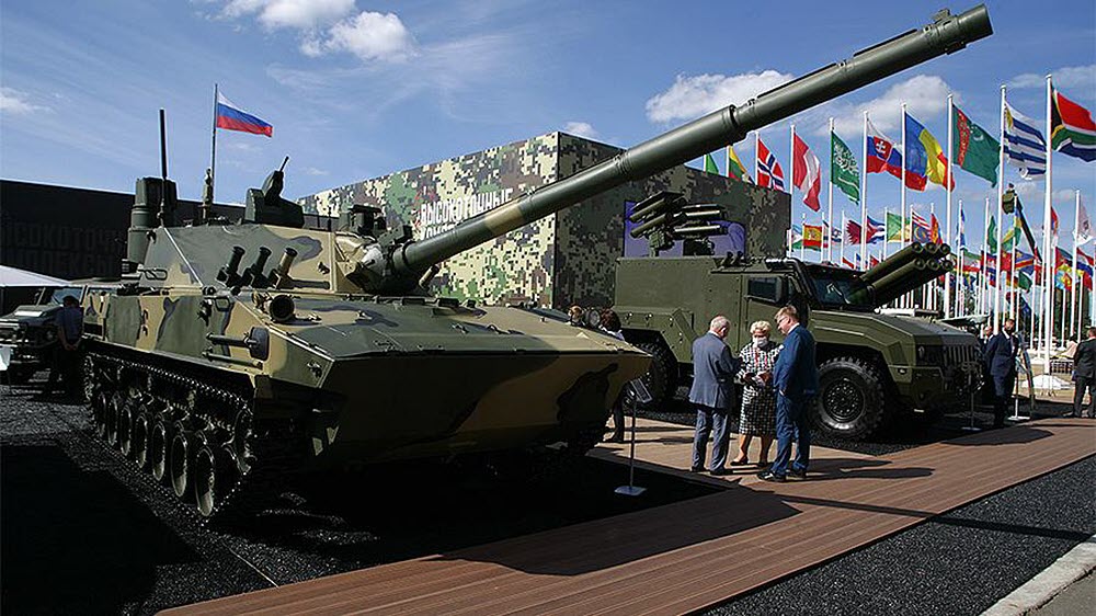 Лёгкий российский танк «Спрут-СДМ1»